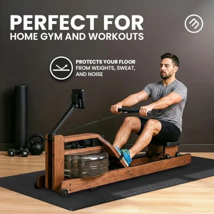 Gym Mats Set - 18 pcs EVA Interlocking Foam Floor Tiles 12.6"x12.6"x0.4" 18sqft Protective Gym Flooring Sports Home Workout Exe