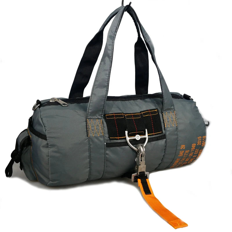 16 Inch Lightweight Duffle Bag Gym Sports Travel Carry On Weekender Overnight Tactical Workout Bag with Pockets for Men Women Bl