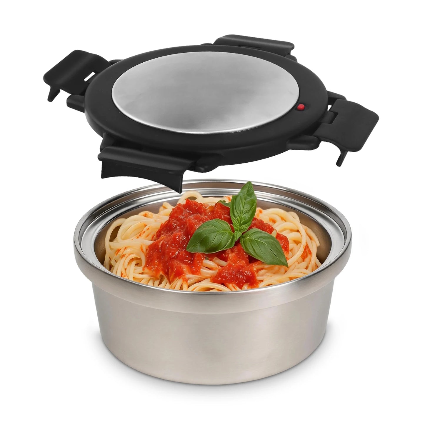 Vacuum Insulated Lunch Box with Thermal Bag 304 Stainless Steel Leakproof Divided Bento Box Keep Warm 4H Cold 8H Portable Food Container