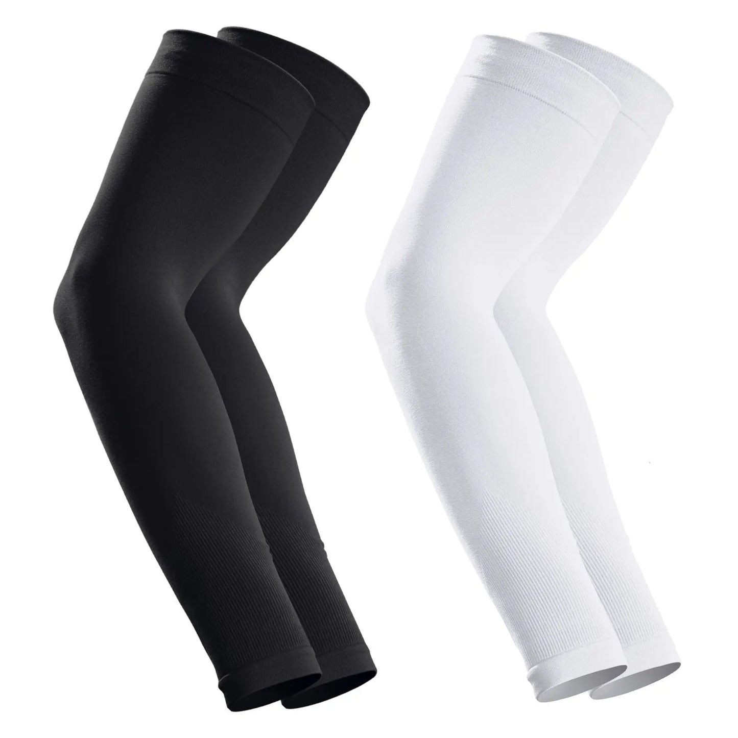 4PC/2 Pair Arm Sleeves UV Protection Arm Sleeves Football Outdoor Sports Arm Sleeves for Men