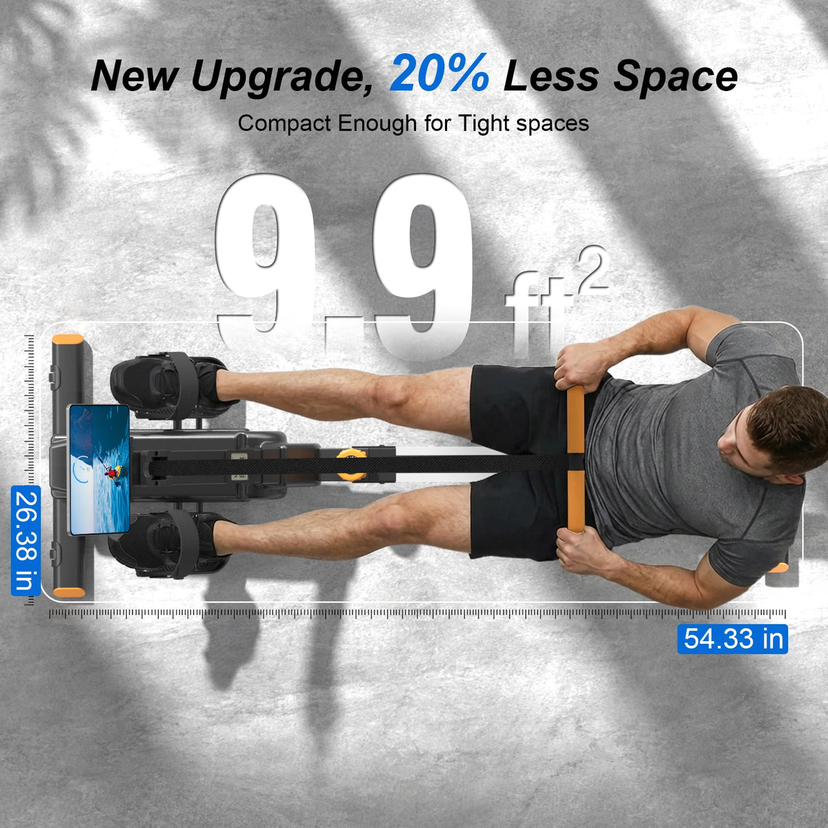 Magnetic Rowing Machine for Home,3 in 1Rowing Machine,Exercise Equipment with 16-Level Quiet Resistance, APP Connection, 350 LBS Capacity, Push-up Board & Pull Rope for Full Body Workout