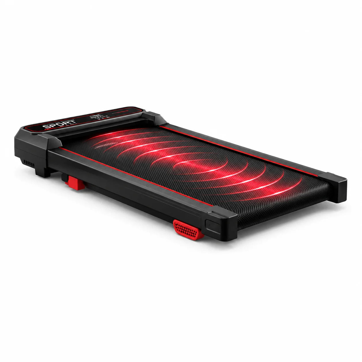 Foldable Walking Pad Treadmill, Under Desk Walking Machine for Home Office, Portable Compact Electric Treadmill with LED Display