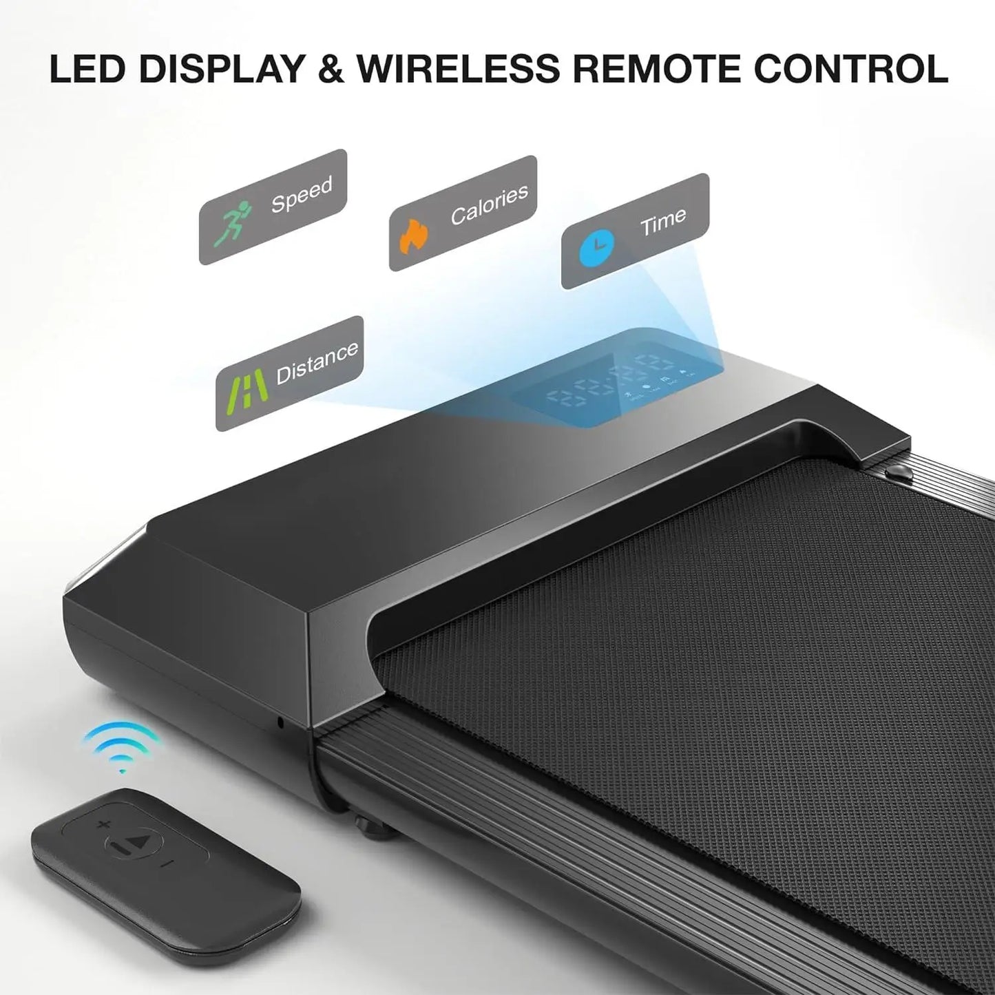2-in-1 Home/Office 2.5 HP Walking Treadmill,mini Treadmills for Small Spaces with APP & Remote Control