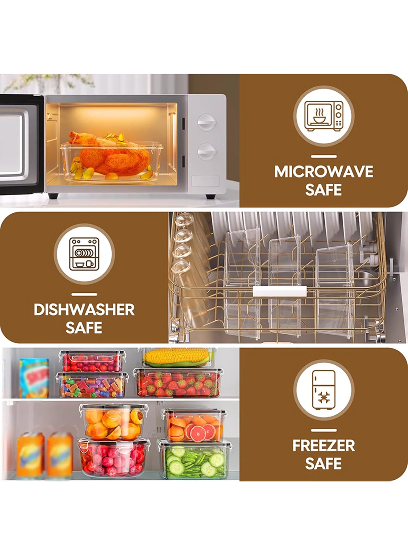 24pcs Sealed Plastic Food Storage Containers for Kitchen Storage and Organization Leak Proof Food Containers with Labels, Pens