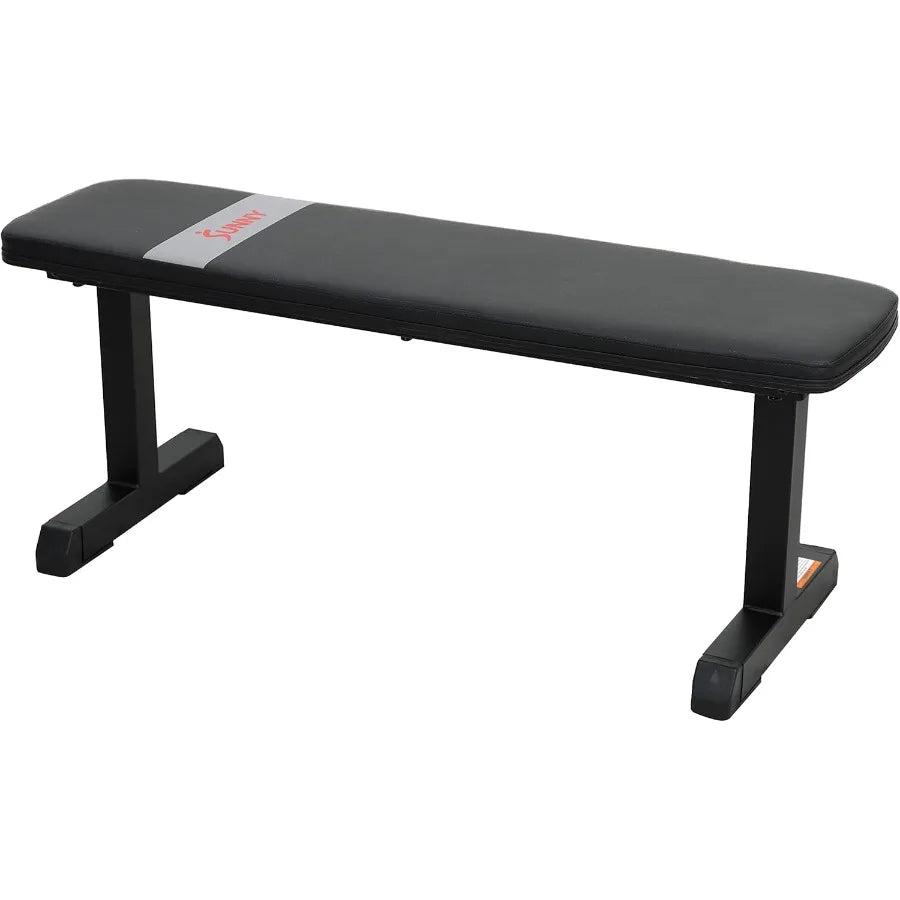 Flat Weight Bench Optional Dumbbell Rack for Strength Training, Full Body Workout, Exercise, Home Gym