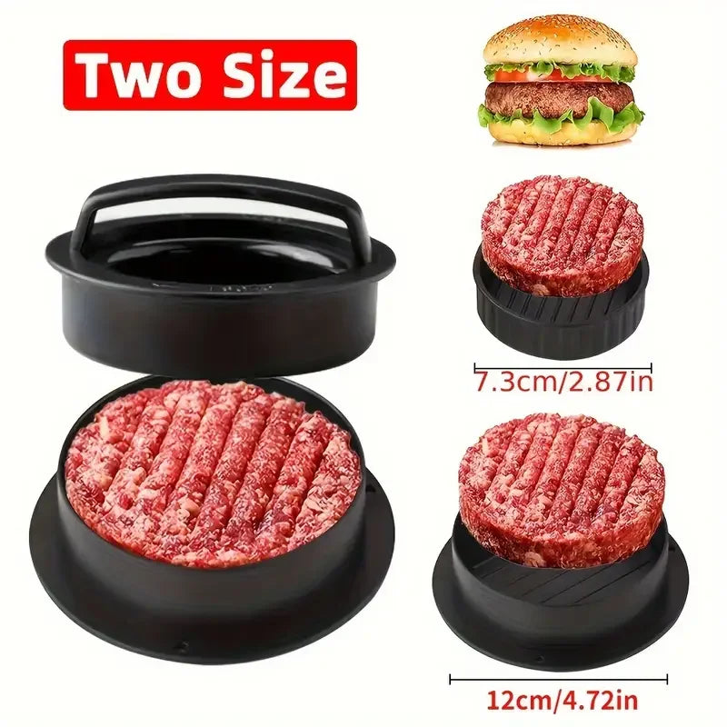 Burger Press Mold & Patty Press Maker -3 in 1 Stuffed Hamburger Patty Maker Perfect for Beef, Chicken Patties