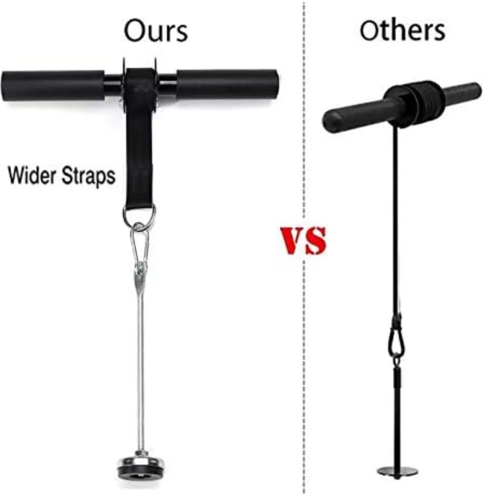 Heavy Duty Forearm Wrist Roller Blaster for Arm Strength Training, Anti-Slip Foam Handle, Nylon Straps, Home Gym Equipment