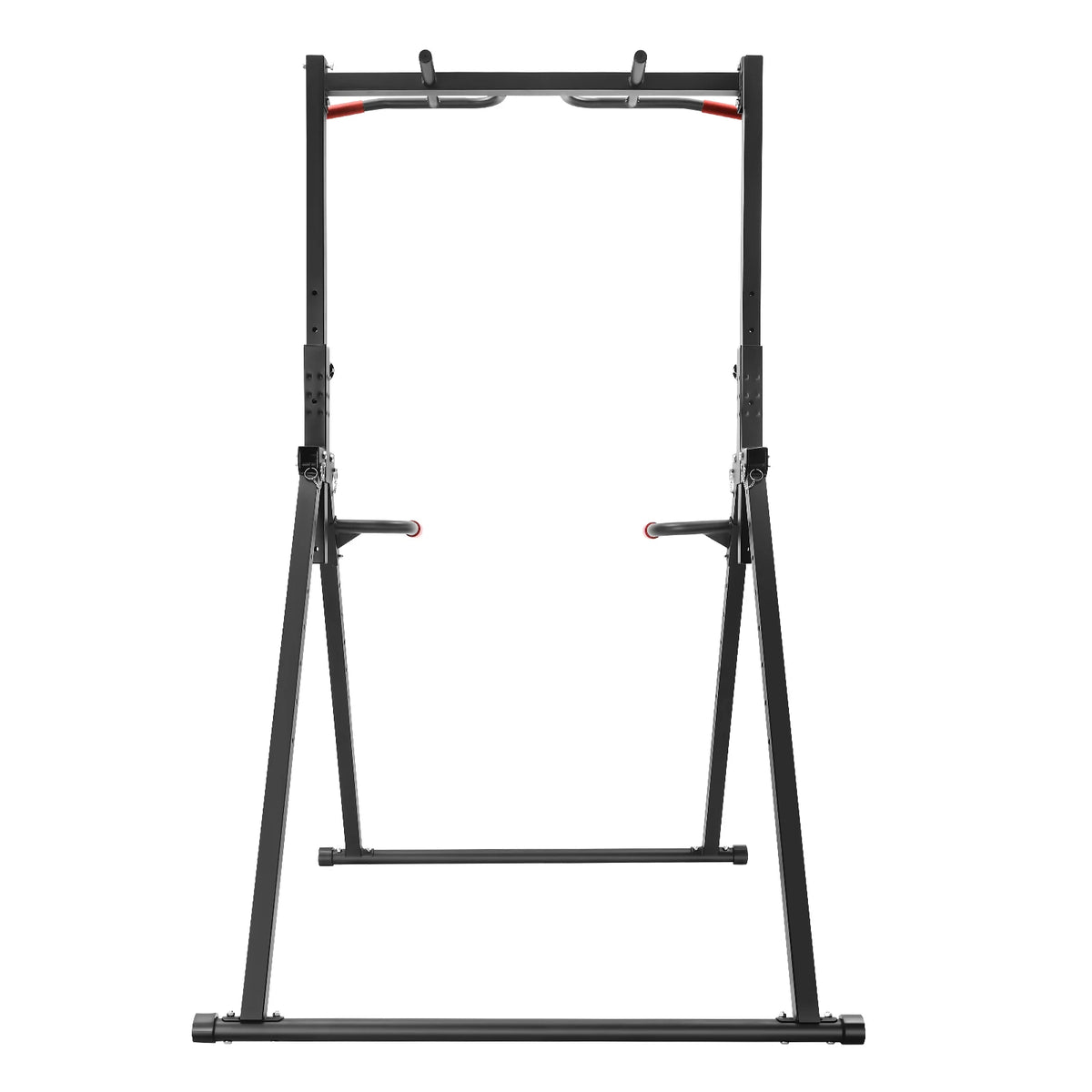 Adjustable Pull Up Bar, 200kg Load Foldable Home Gym Multi-Function Training Station with Parallel Bars for Strength Training