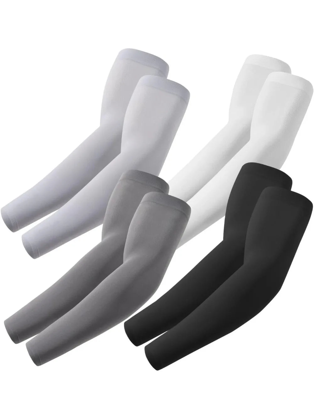 Cooling UV Protection Arm Sleeves, Sports Compression for Men & Women