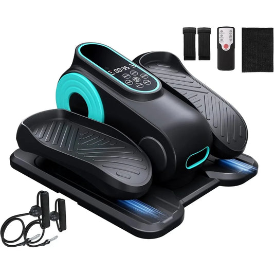 Under Desk Elliptical Machine Ellipse Leg Exerciser for Seniors Fully Assembled Quiet and Portable Electric Seated Pedal Exerci