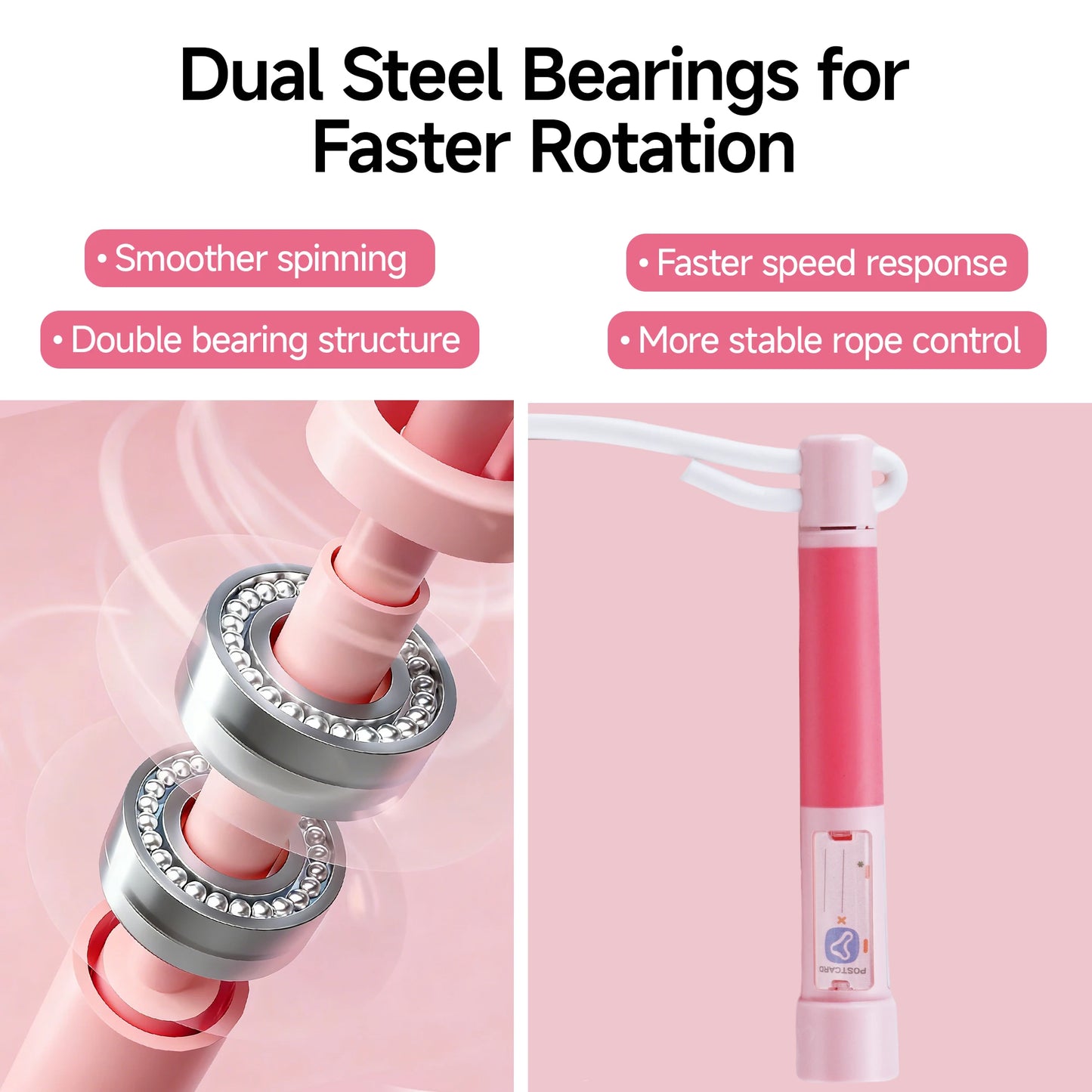 Kids Speed Jump Rope Length Adjustable Jumping Rope Segmented Anti-Tangle Skipping Rope Unisex Fitness Toy for Boys & Girls Indoor Outdoor Workout 2.4M/2..8M