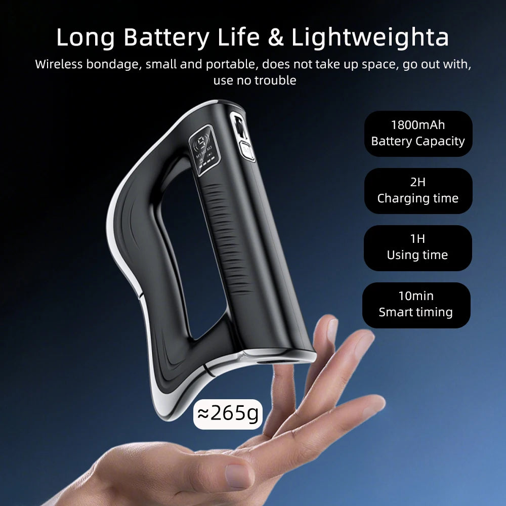 Electric Fascia Knife Massager High Frequency Vibration Muscle Scraper 9 Gears Portable Full Body Deep Tissue Muscle Relaxation Device for Gym Office Home