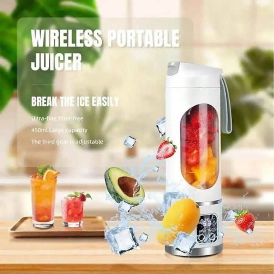 Portable Blender Personal Electric USB,500ML Portable Juicer Shakes And Smoothies Blender,Small Blenders,Mixing,Compact,Convenient And Versatile