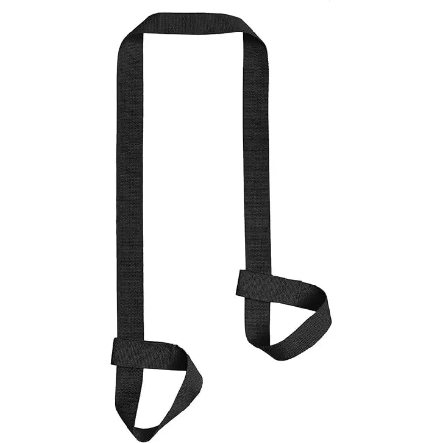 Yoga Mat Carrier Strap - Adjustable Thick and Wide Strap for Carrying Mat or Stretching, Black