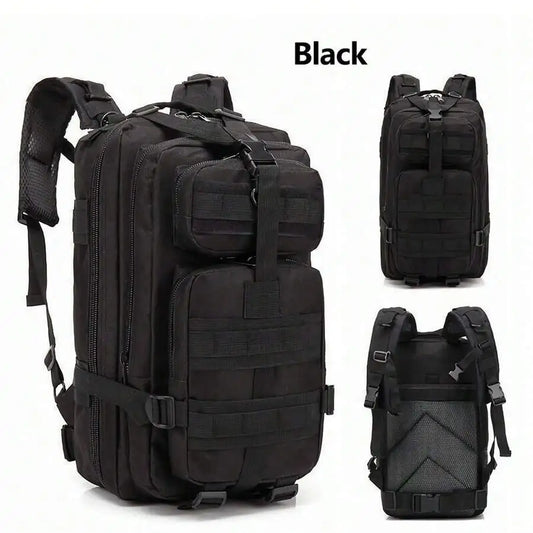 Large Tactical Backpack With Molle System For Outdoor Travel Hiking Camping