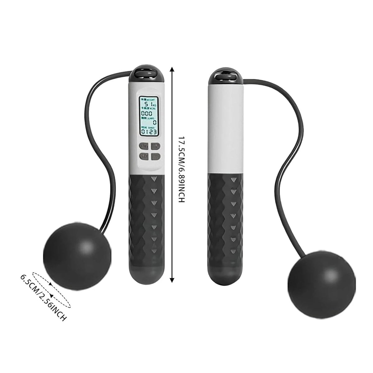 Professional Women's Fitness Jump Ropes Soft Handle No Weight Bearing Indoor Gym Workout Tool Fat Loss Exercise Equipments