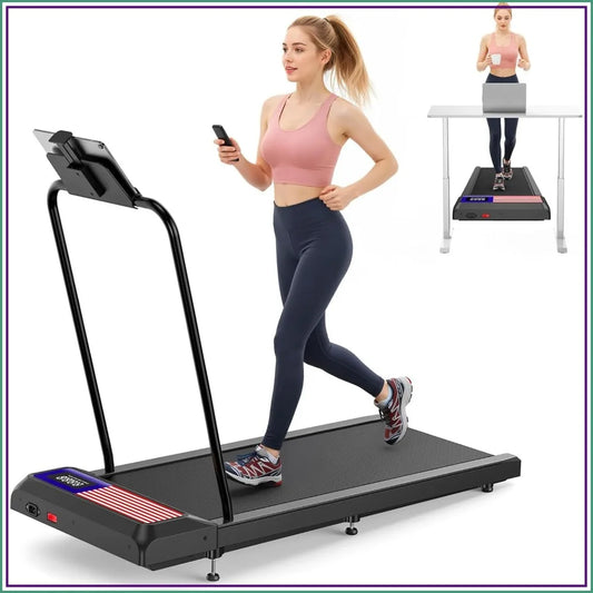 Compact Walking Treadmill Pad with 0-5% Incline, 2.5HP Quiet Motor for Home Office, App & Remote Control, LED Display