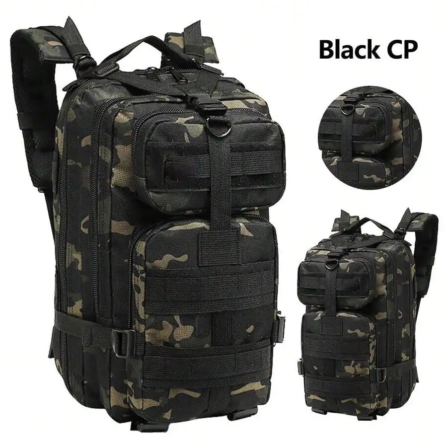 Large Tactical Backpack With Molle System For Outdoor Travel Hiking Camping