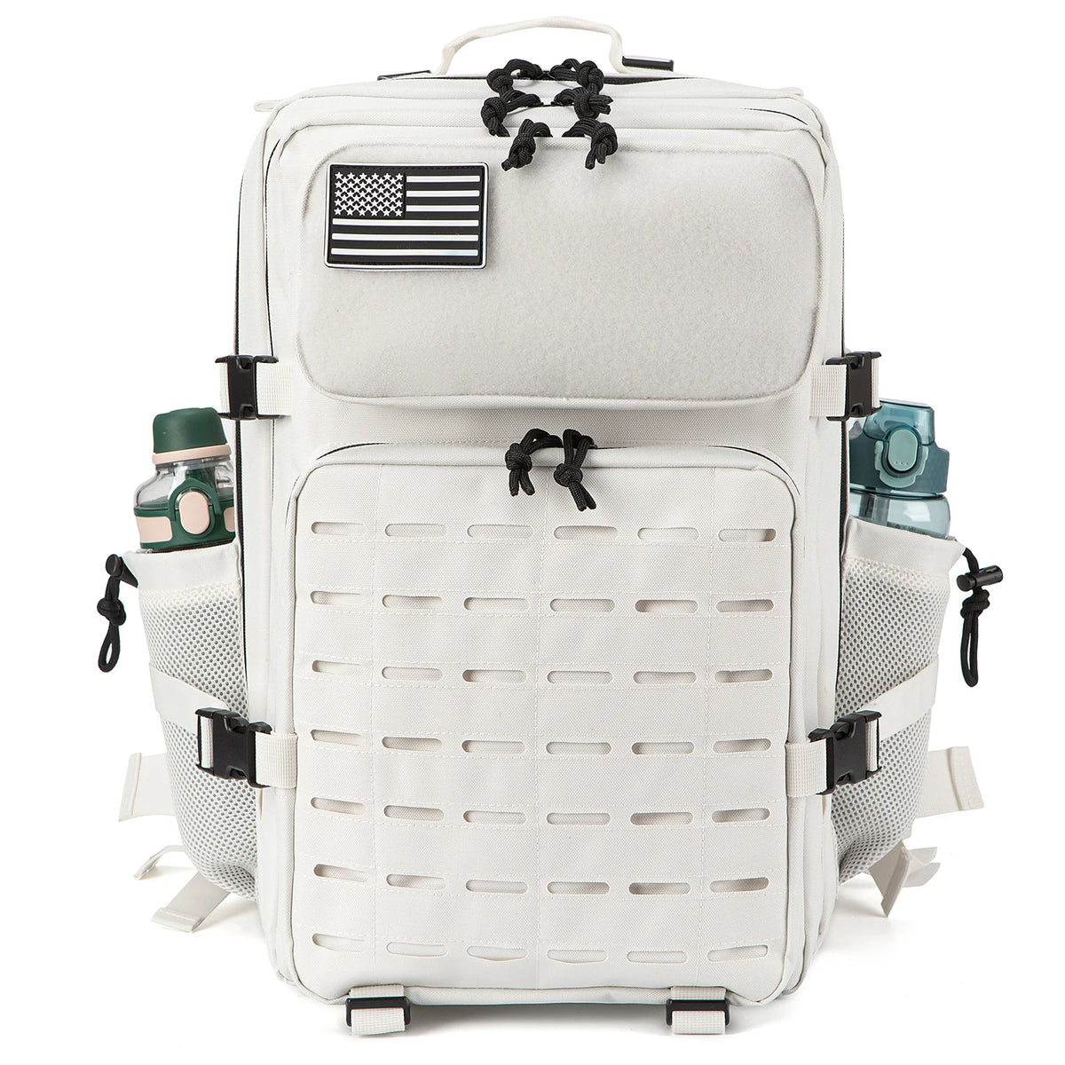 45L Tactical Backpack Survival Bag Hunting MOLLE Backpack GYM For Men EDC Outdoor Hiking Rucksack With Bottle Holder