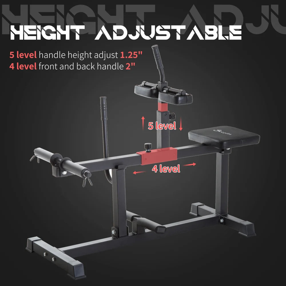 Adjustable Seated Calf Raise Machine for Home Gym - Ideal for Calf, Waist & Arm Training