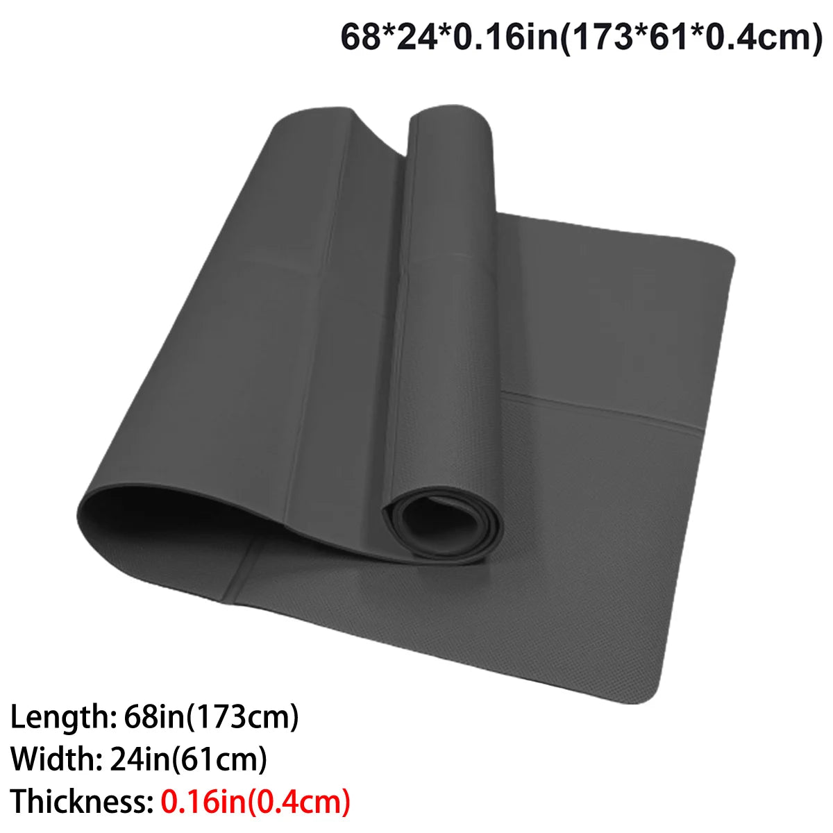 Foldable Yoga Mat Eco Friendly EVA Folding Travel Fitness Exercise Mat 3mm/4mm/6mm Thicknesses for Yoga Pilates & Floor Workouts