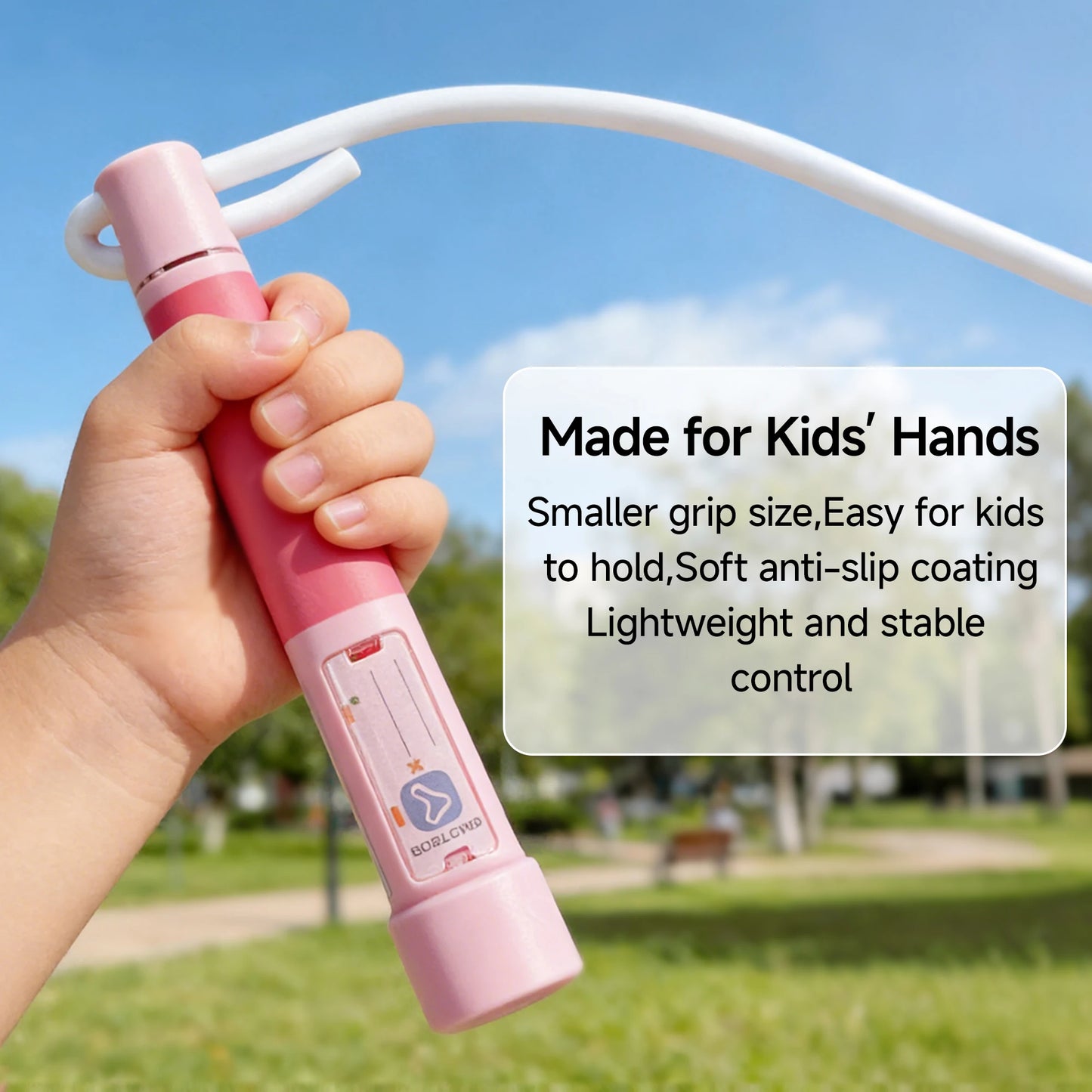 Kids Speed Jump Rope Length Adjustable Jumping Rope Segmented Anti-Tangle Skipping Rope Unisex Fitness Toy for Boys & Girls Indoor Outdoor Workout 2.4M/2..8M