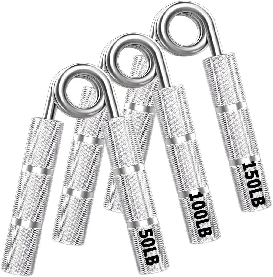 Heavy Duty Hand Grip Set 50-400lb, Non-Slip Forearm & Wrist Strengthener for Home Gym