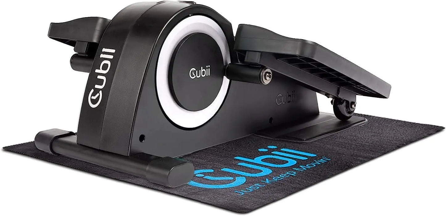 Non-Slip Workout Mat for Under Desk Ellipticals, Floor Protection, 24x18, Home Gym Use