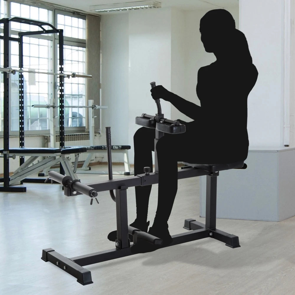 Adjustable Seated Calf Raise Machine for Home Gym - Ideal for Calf, Waist & Arm Training