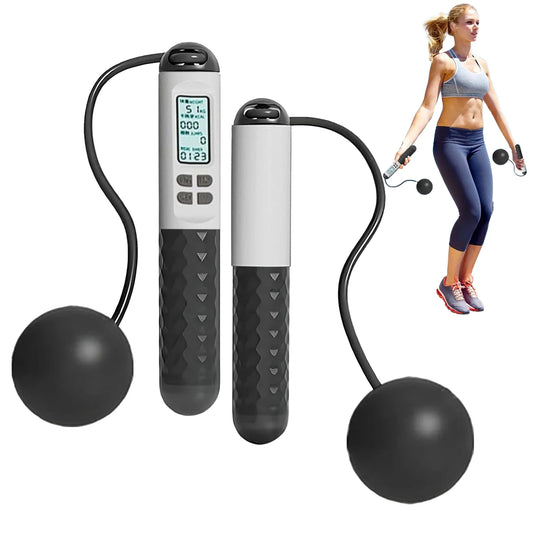 Professional Women's Fitness Jump Ropes Soft Handle No Weight Bearing Indoor Gym Workout Tool Fat Loss Exercise Equipments