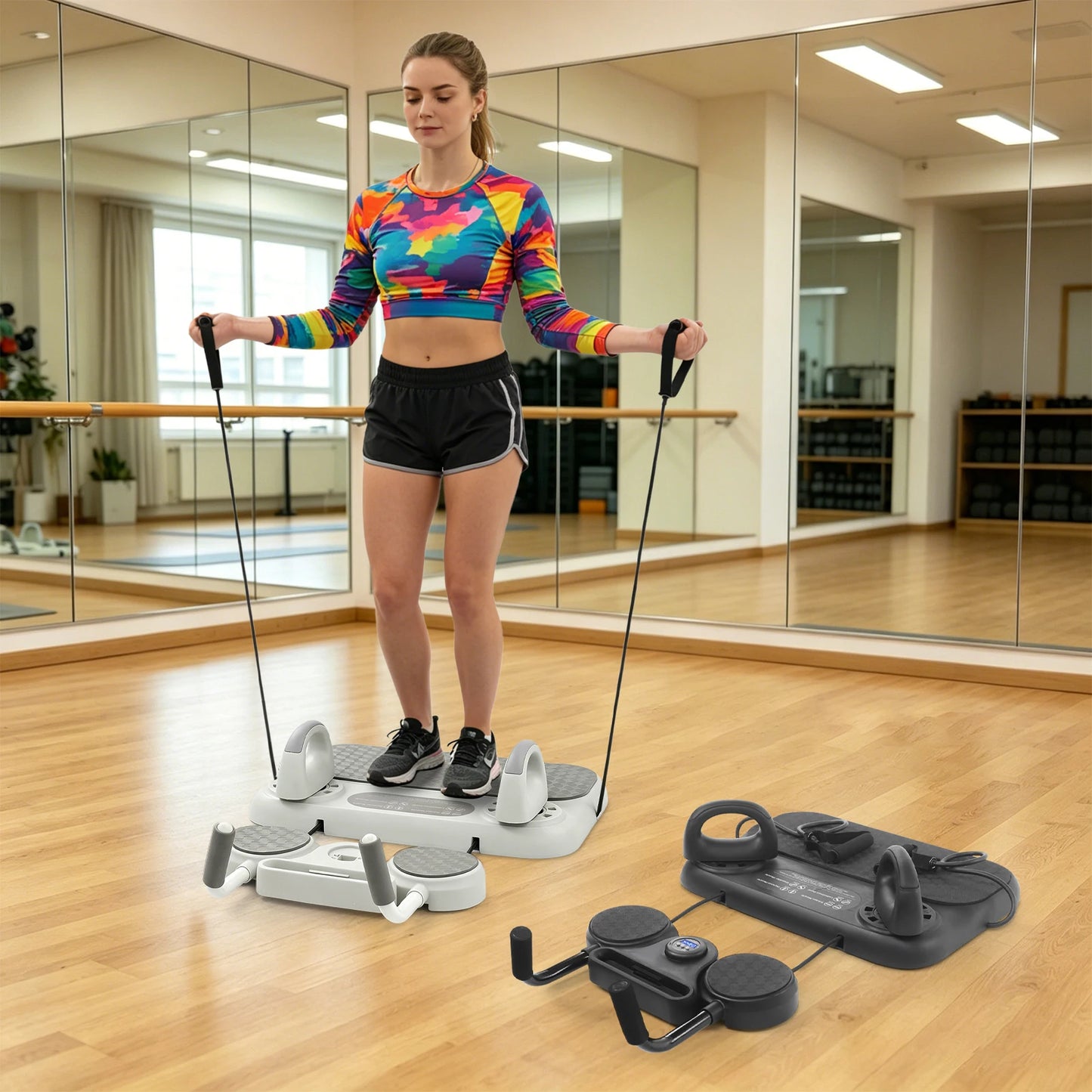 Pilates Board Load Capacity 200kg, Multifunctional Abdominal Pilates Board For Home Workout Equipment, Portable Pilates Reformer Kit