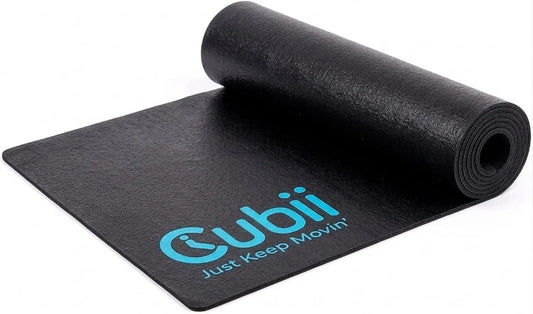 Non-Slip Workout Mat for Under Desk Ellipticals, Floor Protection, 24x18, Home Gym Use