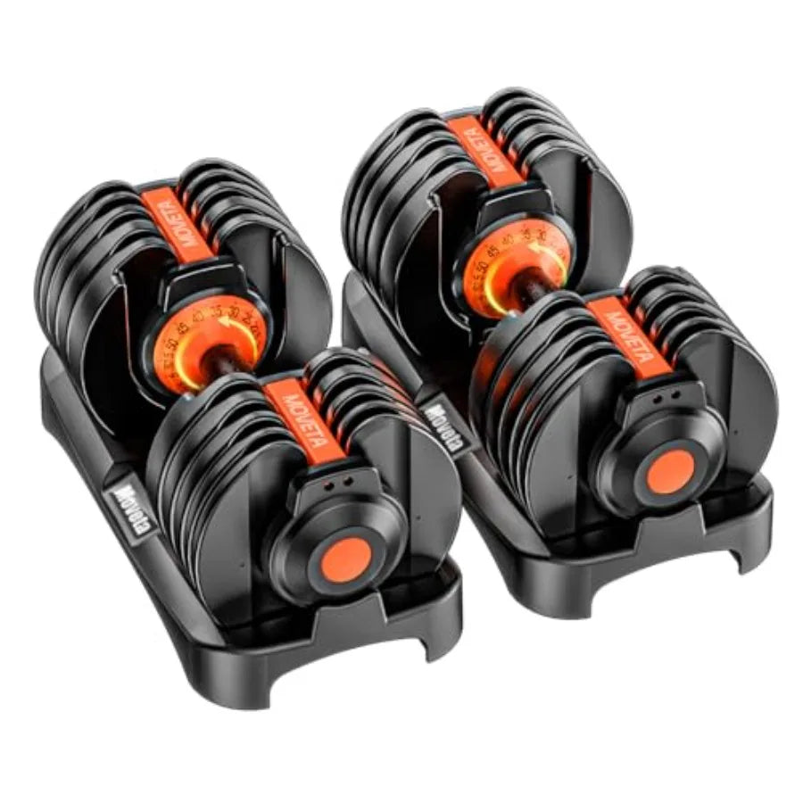 Adjustable Dumbbells Set of 2 52.5 lbs Pair 105 lbs 15 in 1 Free Weights for Men/Women Home Gym Strength Training Equipment Ste