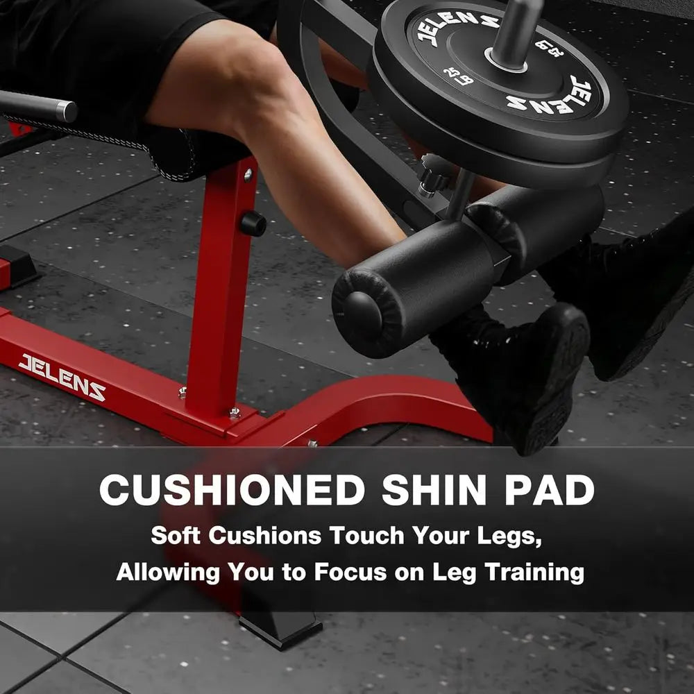 Home Leg Exercise Equipment: Adjustable Leg Extension and Curl Machine for Lower Body Workouts