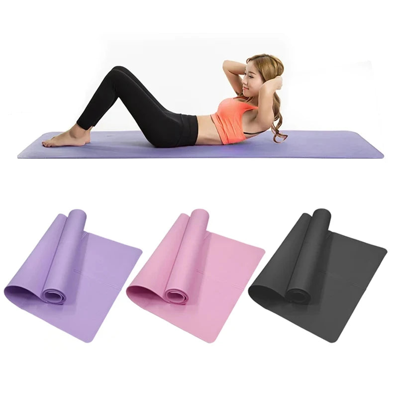 New-4MM Thick EVA Yoga Mats Anti-slip Sport Fitness Mat Blanket For Exercise Yoga And Pilates Gymnastics Mat Fitness Equipment