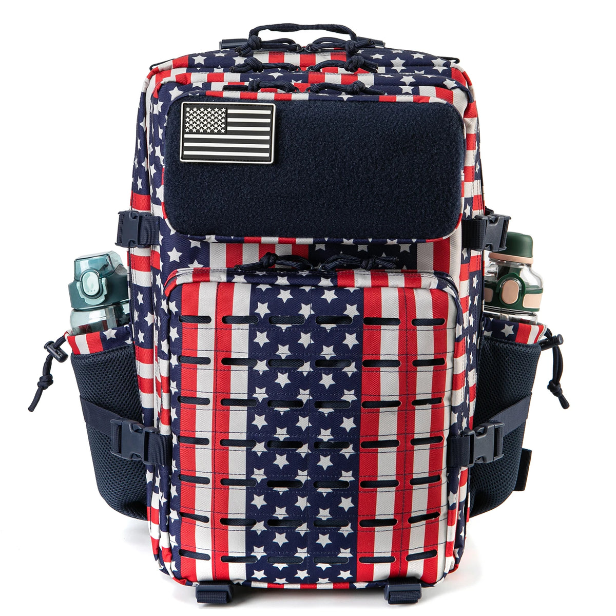 45L Tactical Backpack Survival Bag Hunting MOLLE Backpack GYM For Men EDC Outdoor Hiking Rucksack With Bottle Holder