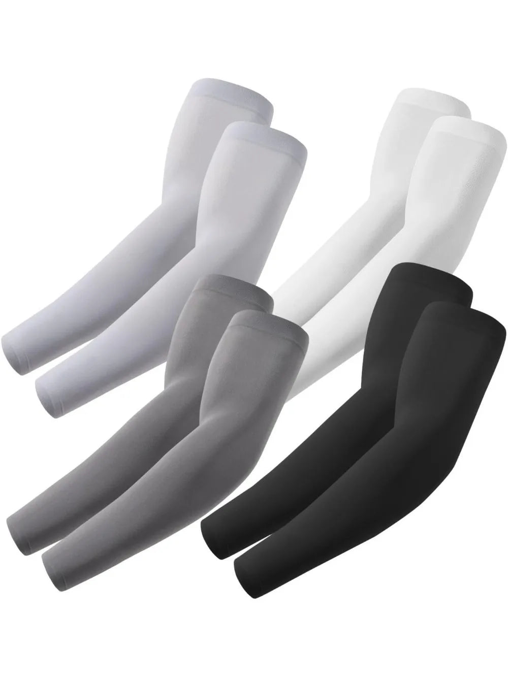 Cooling UV Protection Arm Sleeves, Sports Compression for Men & Women