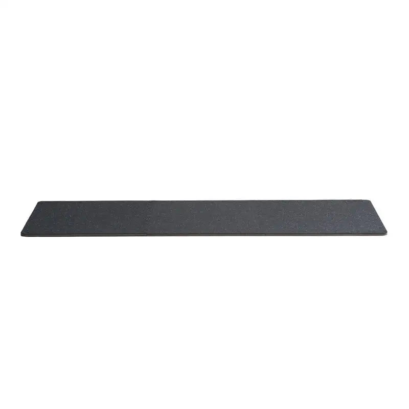Rubber Top Workout Flooring 25" x 25" x 0.56" For Home Gym, Garage, Fitness Studio, 12 Tiles Interlocking Puzzle Mats High Density EVA Foam 48 Sq.Ft Coverage Black & Blue