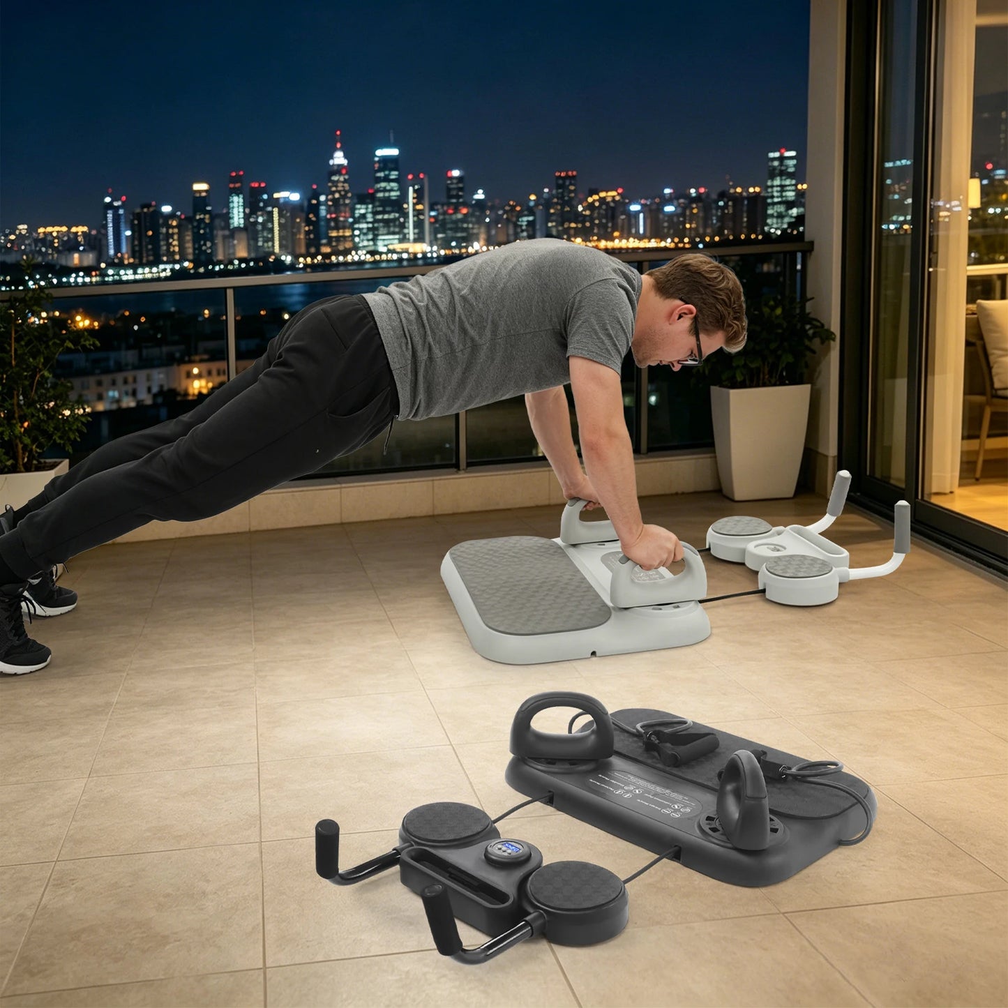 Pilates Board Load Capacity 200kg, Multifunctional Abdominal Pilates Board For Home Workout Equipment, Portable Pilates Reformer Kit