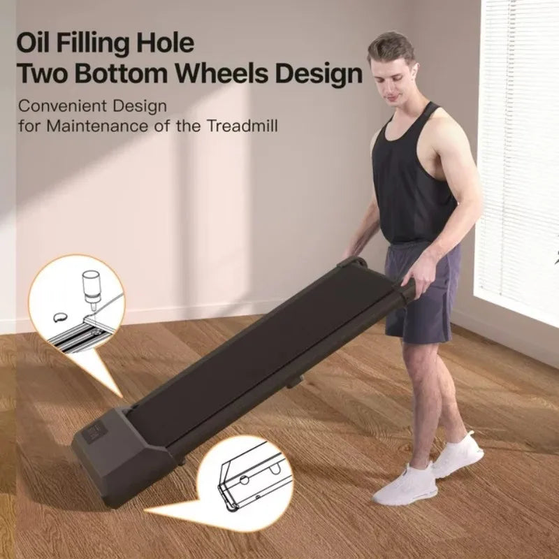 Walking Pad 2.5HP Remote Control Under Desk Treadmill 136KG Capacity Portable Walking Machine for Home Multi-Runner Races Speed