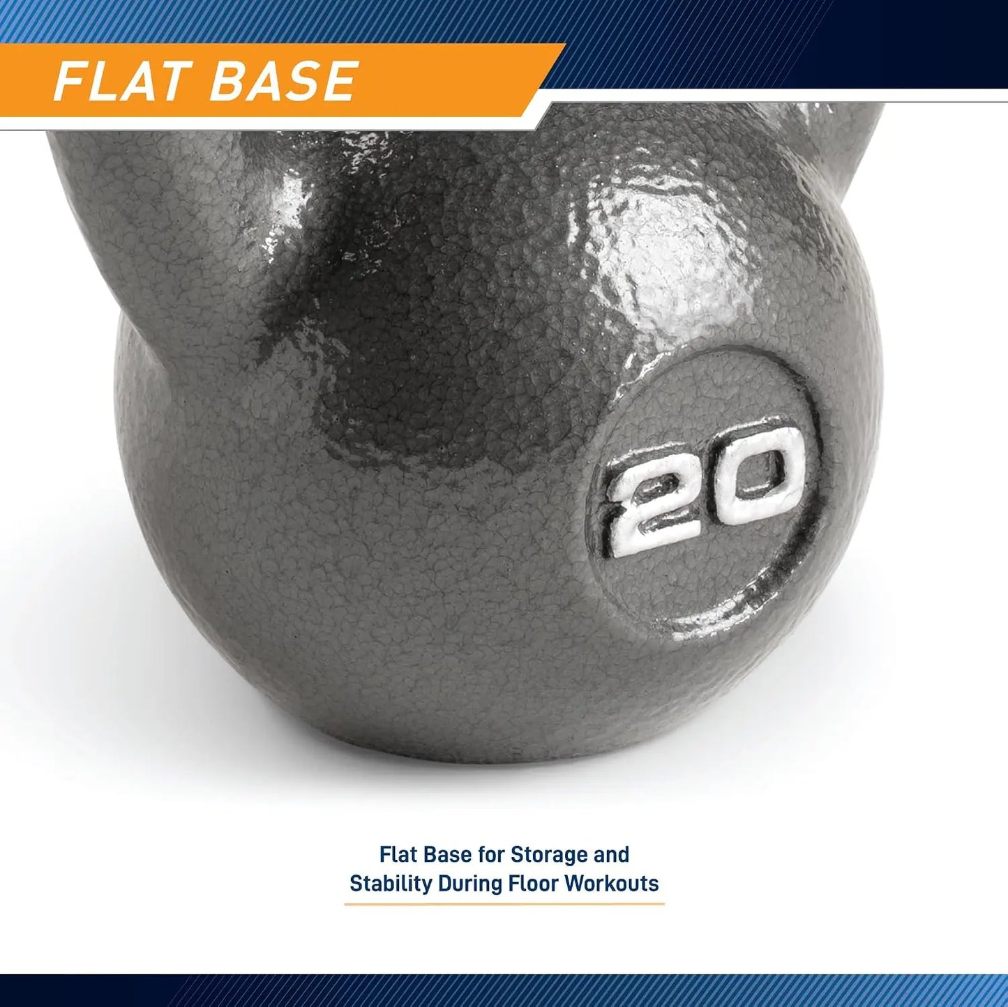 Hammertone Finish Kettlebells, Weight Range 10–55 Lbs, Durable HKB Workout Weights for Full-Body Fitness Training