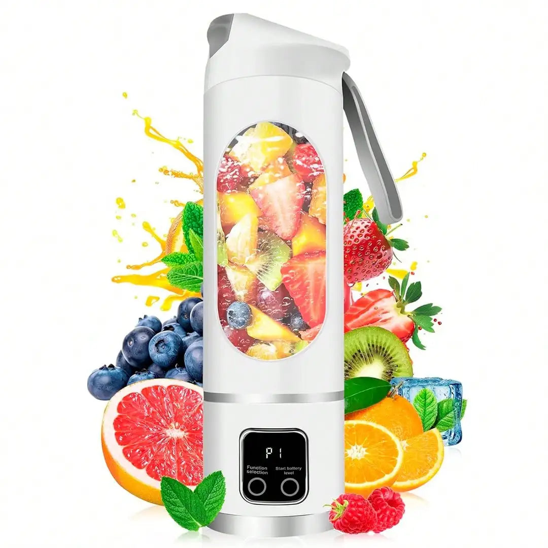 Portable Blender Personal Electric USB,500ML Portable Juicer Shakes And Smoothies Blender,Small Blenders,Mixing,Compact,Convenient And Versatile