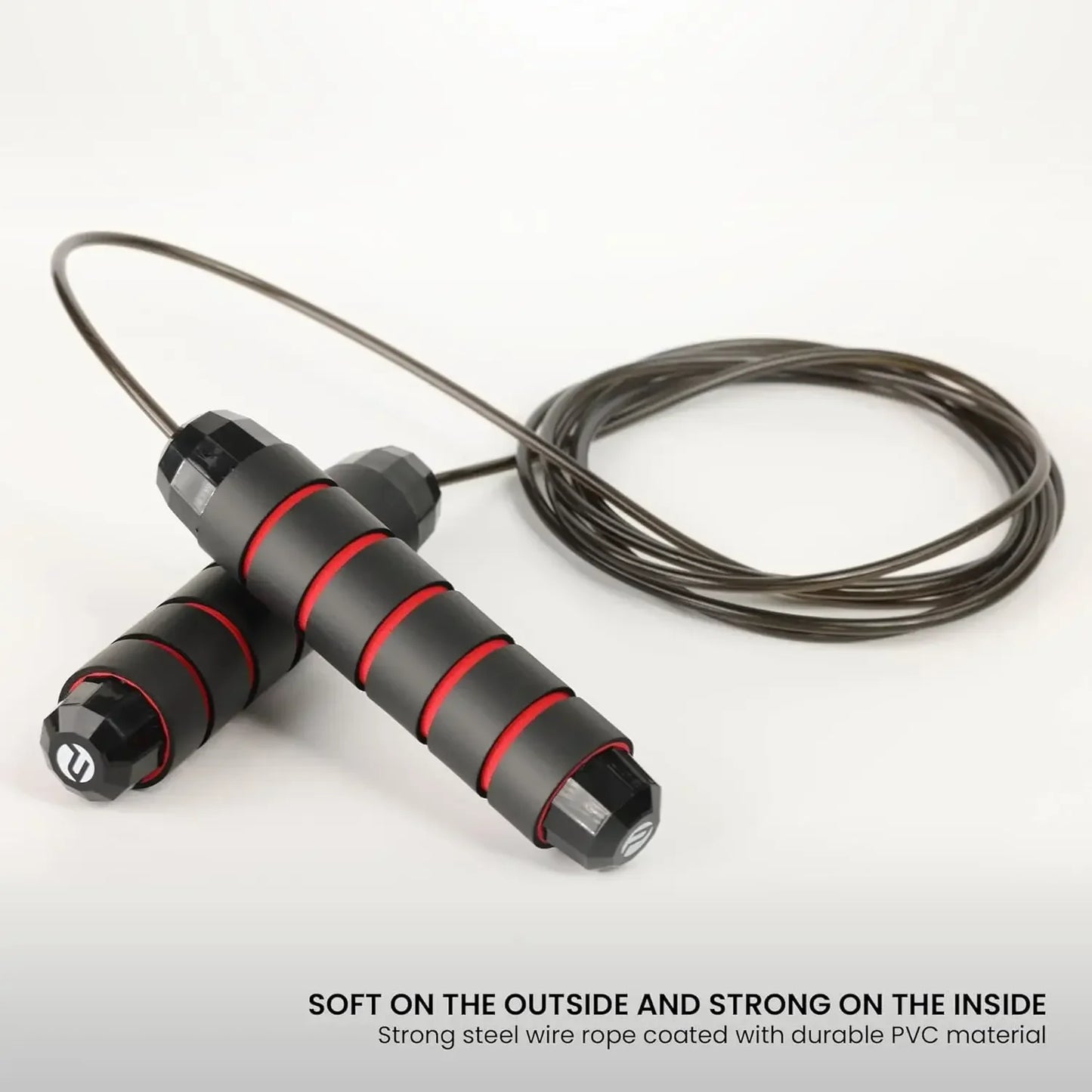 Adjustable Jump Rope for Workout - Tangle-Free Foam Handles, Slimming Cardio & Endurance Training