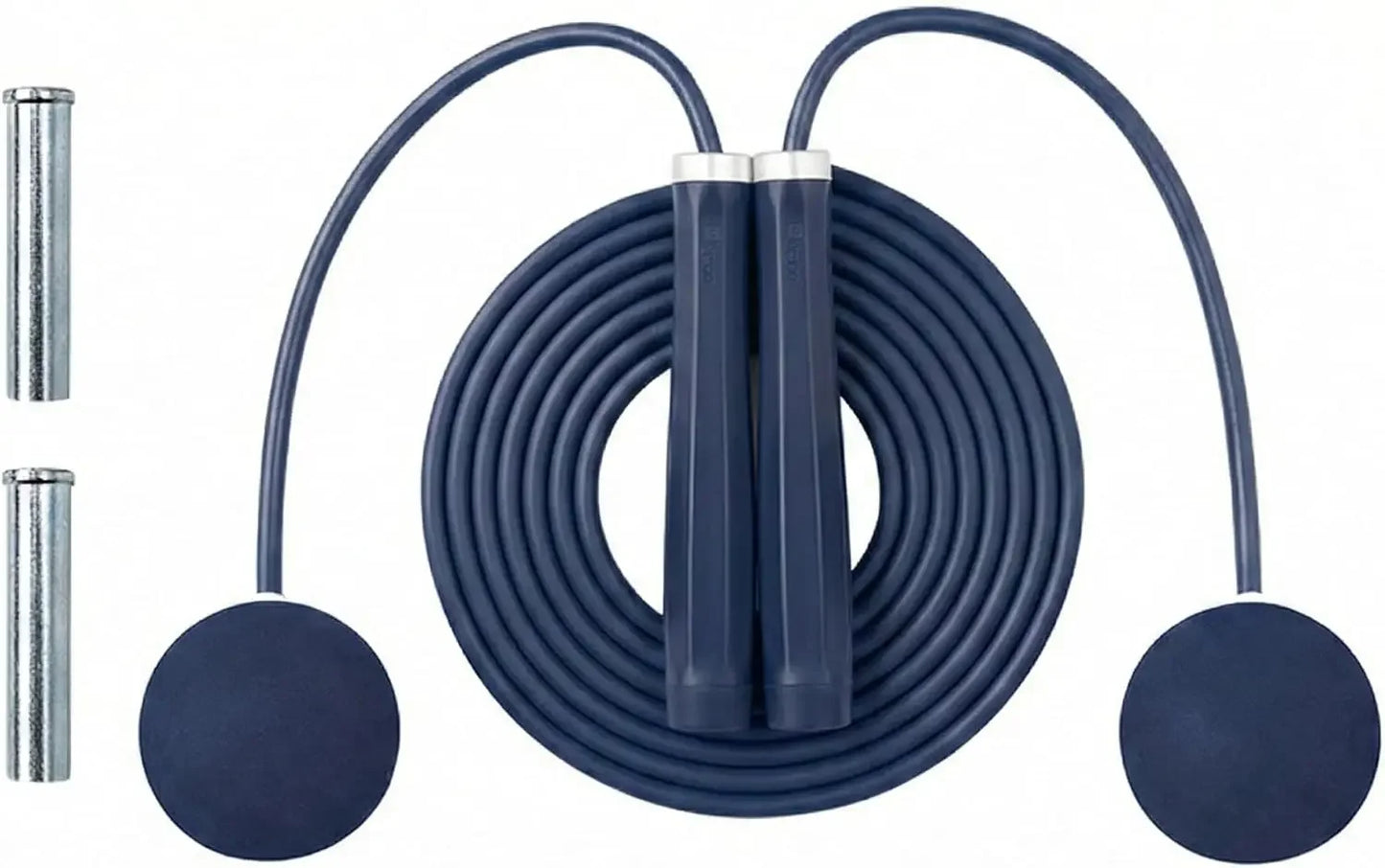 2-in-1 Weighted Jump Rope: Cordless & Corded Modes for Home Cardio